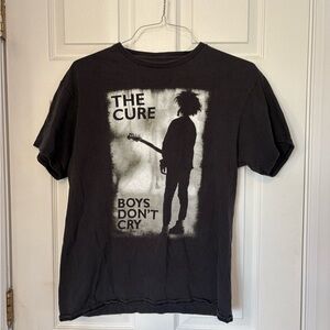 The Cure Black Graphic Short Sleeve Tee